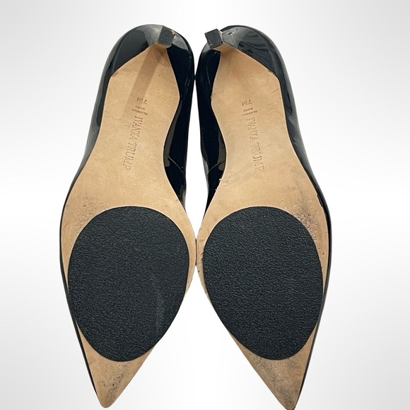 Ivanka Trump pointed toe Black Leather Pumps in size 7 - Picture 7 of 8